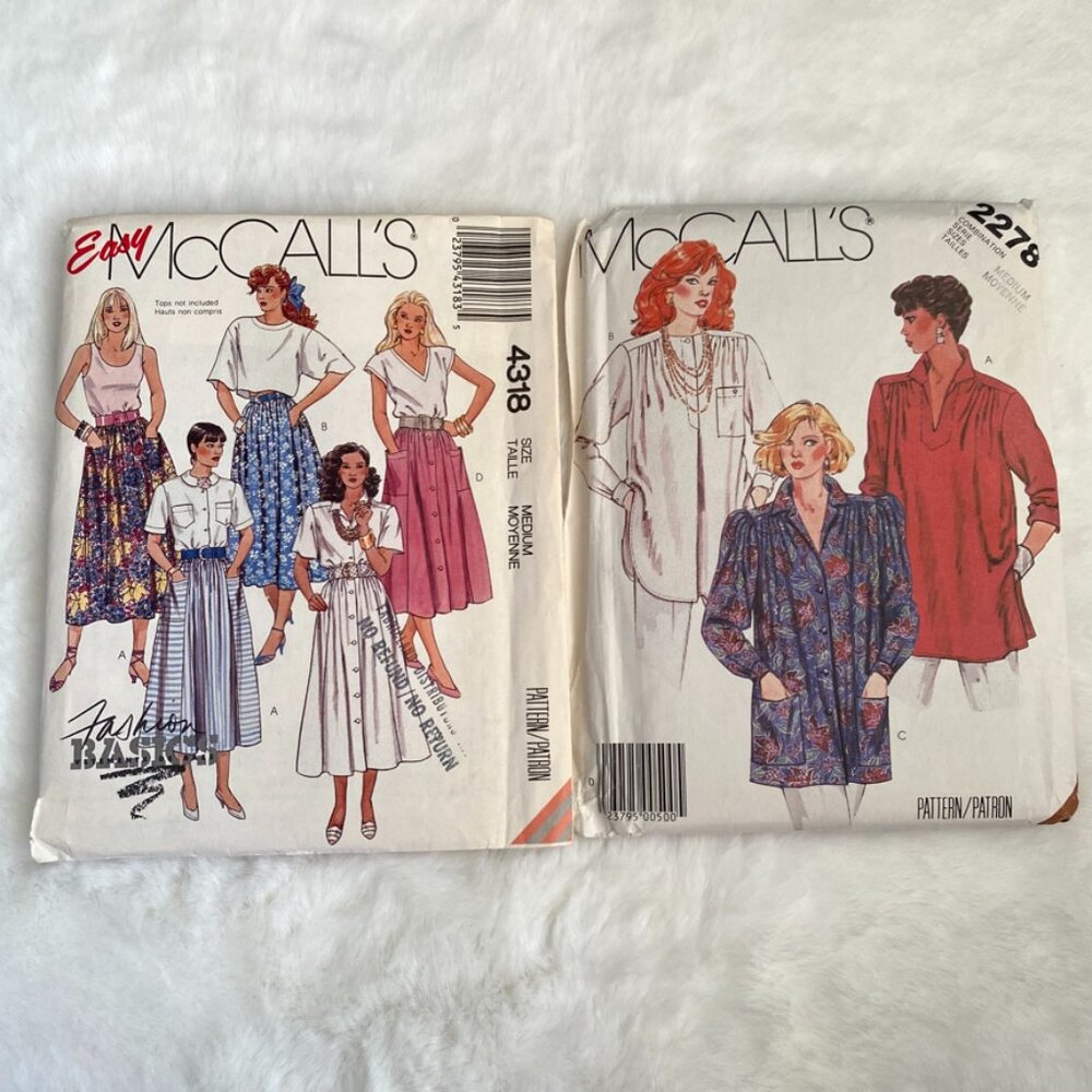 2 McCall's Sewing Patterns